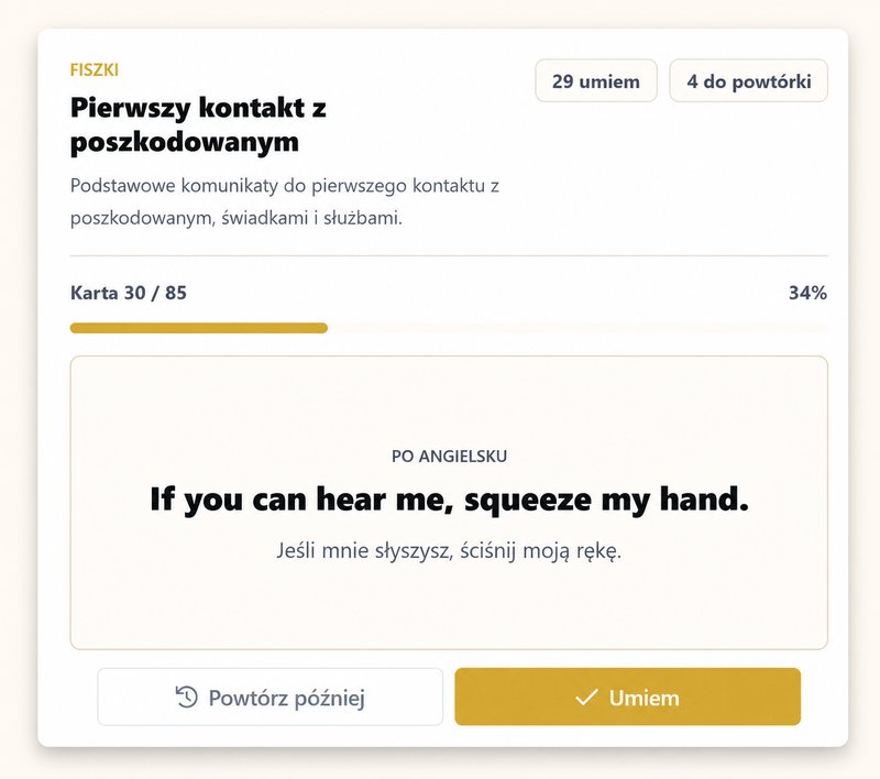 Fiszki z trybem powtórek