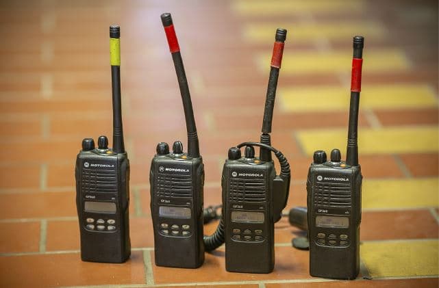 Radiostacje dowódców i ratowników – color coding